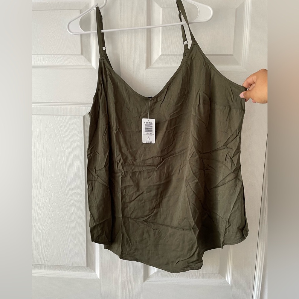 Torrid Olive Green Camisole